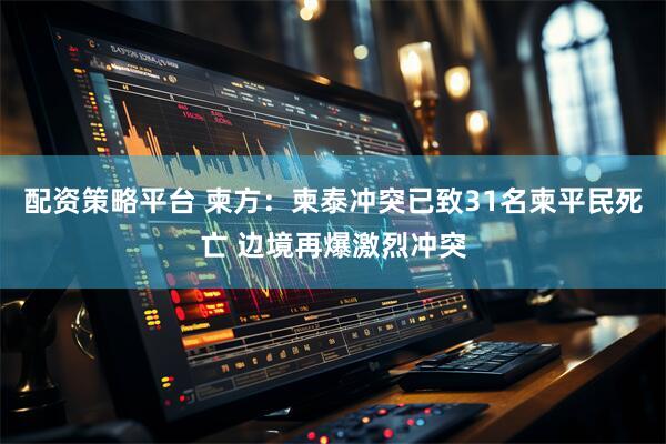 配资策略平台 柬方：柬泰冲突已致31名柬平民死亡 边境再爆激烈冲突
