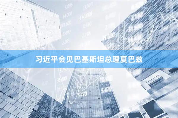 习近平会见巴基斯坦总理夏巴兹